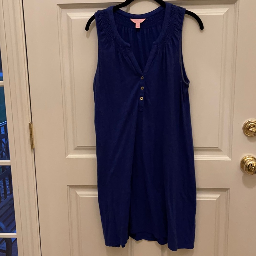 Lilly Pulitzer blue dress, Size M
